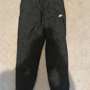 Men’s Nike Black Windbreaker Pants Joggers - Size Medium
